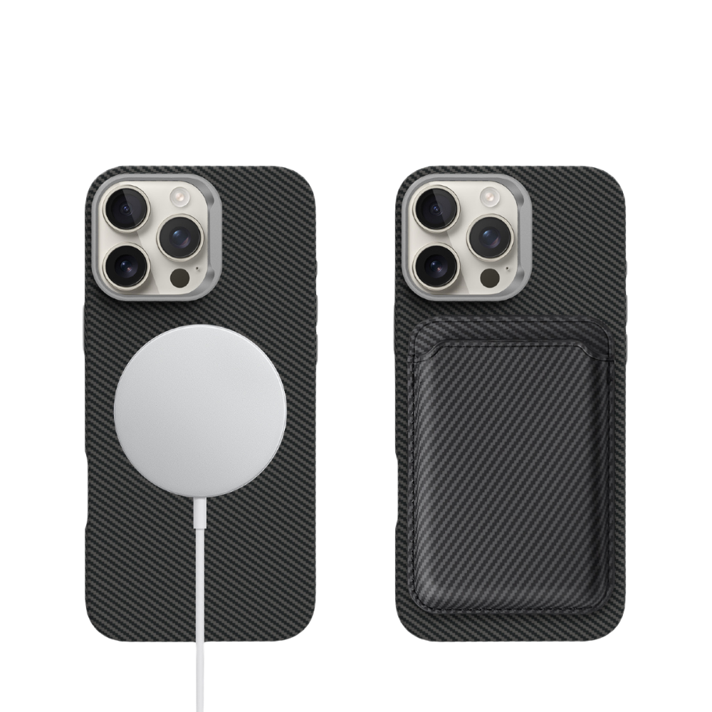 Piili iPhone 16 Pro Carbon Magsafe Kılıf Siyah 6944629195232