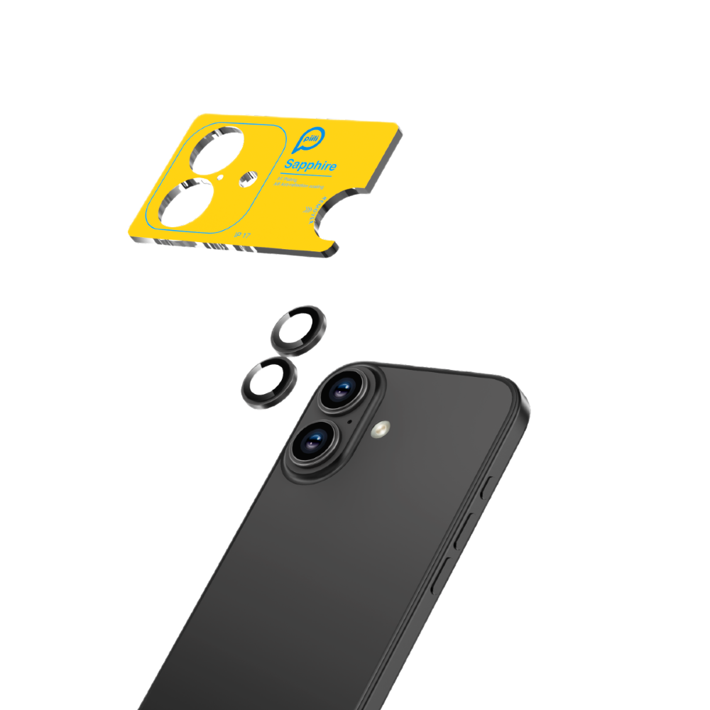 Piili iPhone 17 Safir Lens Koruyucu Siyah 6944629197557