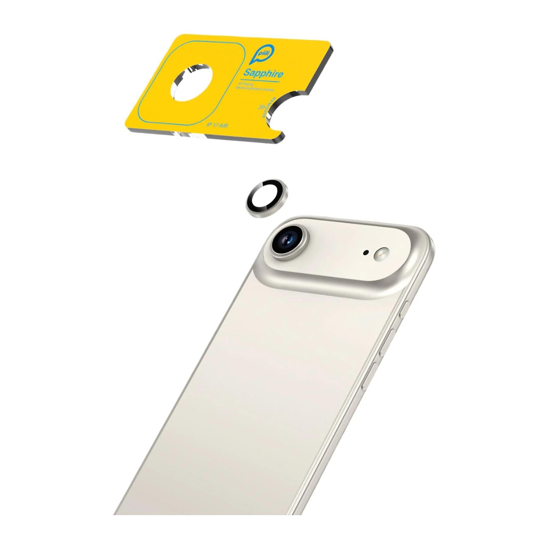 Piili iPhone 17 Air Safir Lens Koruyucu Altın 6944629197618