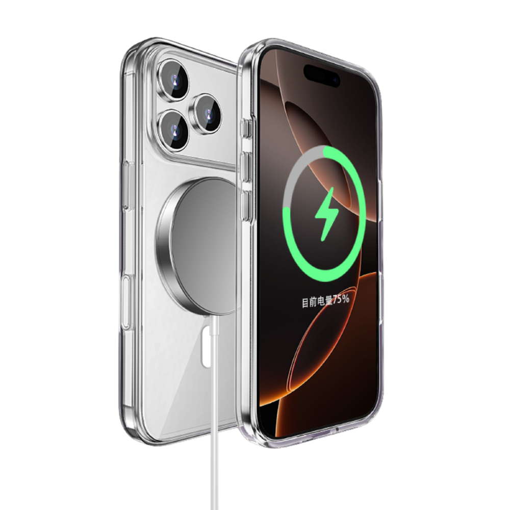 Piili iPhone 17 Pro Magsafe Crystal Clear Şeffaf 6944629197830