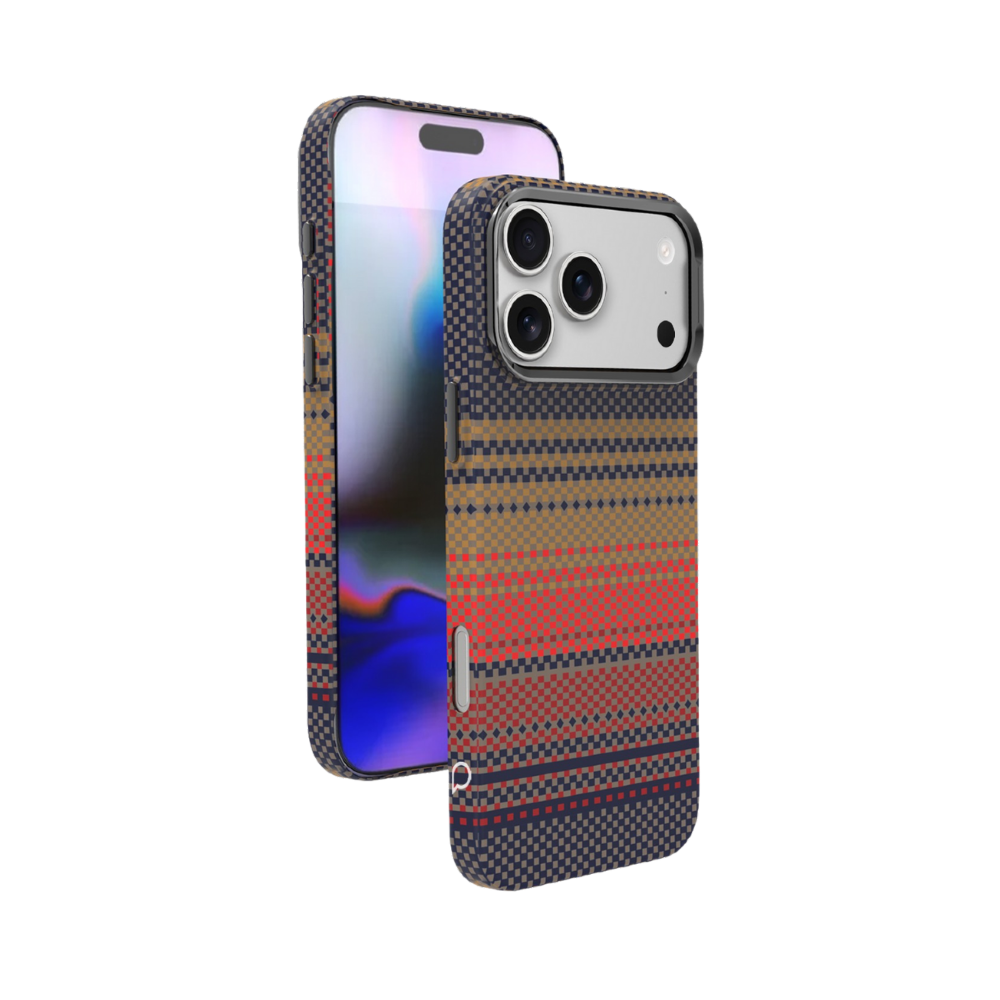 Piili ıPhone 17 Kevlar Serisi Magsafe Kılıf Turunc 6944629198219