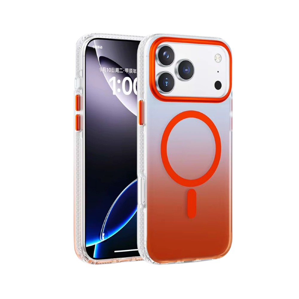 Piili ıPhone 17 Pro Gradient Magsafe Kılıf Turuncu 6944629198493