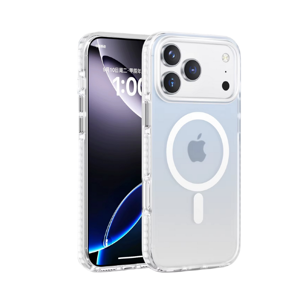 Piili ıPhone 17 Pro Gradient Magsafe Kılıf Beyaz 6944629198516