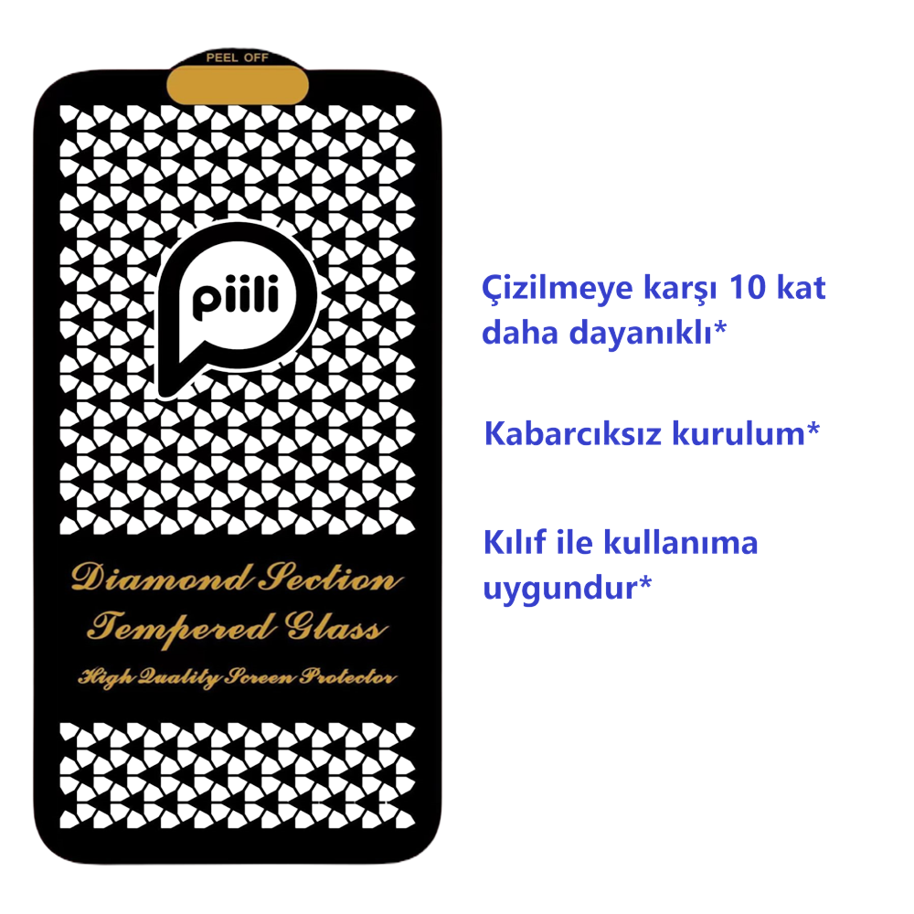 Piili iPhone 17 Pro 10X Askeri Sınıf Ekran Koruyuc 6944629198677