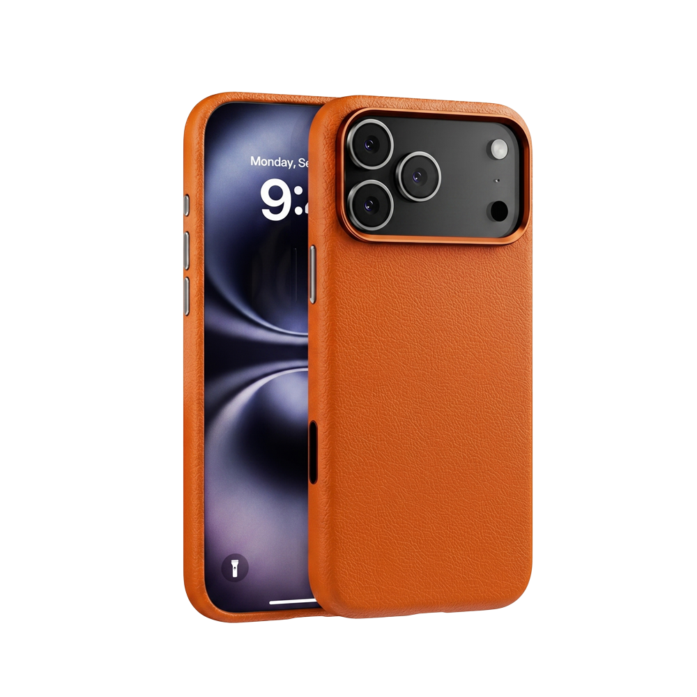 Piili ıPhone 17 Pro Max Leather Magsafe Kılıf Turu 6944629199957