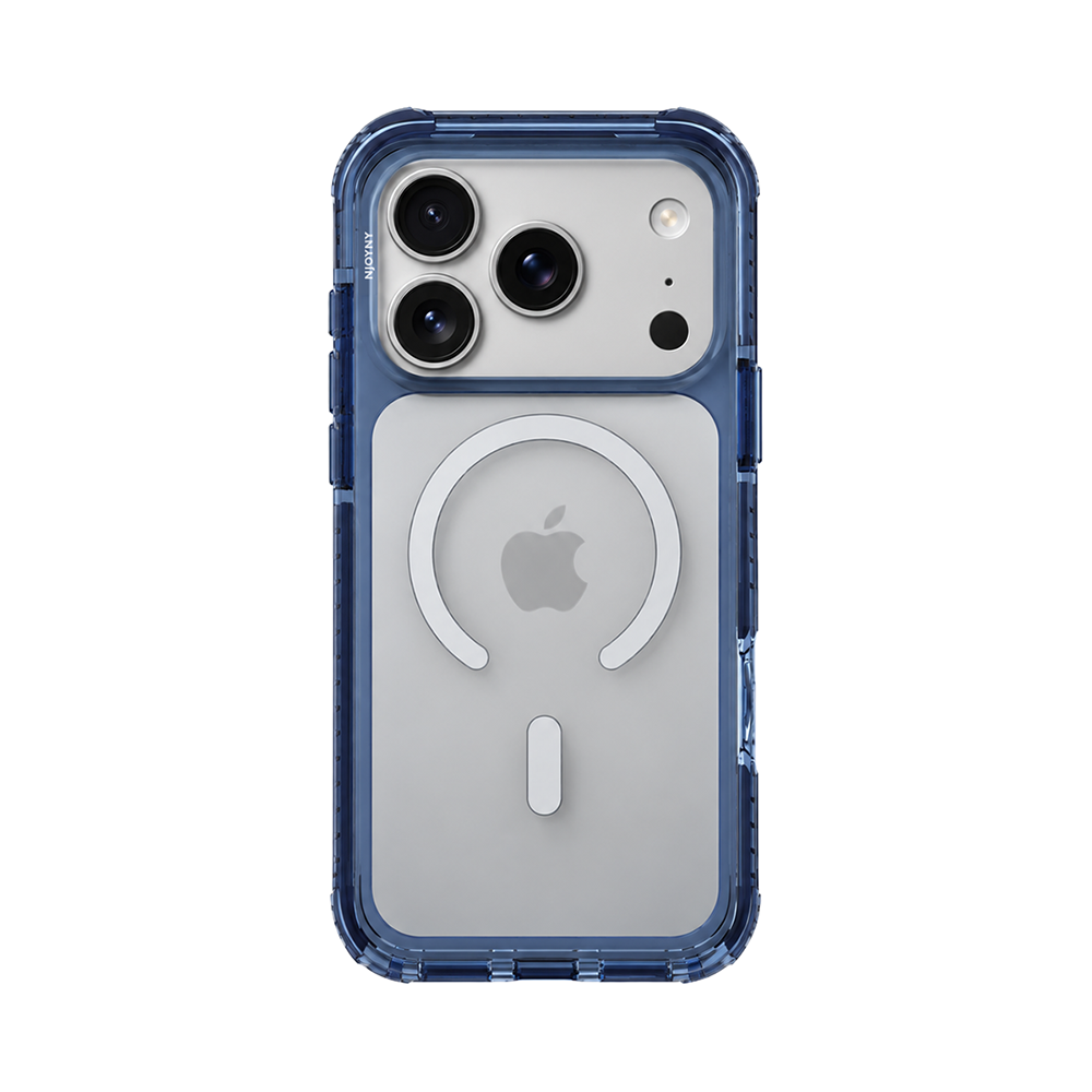  Njoyny Combat 3 Katmanlı iPhone 18 Pro Max MagSafe Kılıf - Mavi 6944629213578