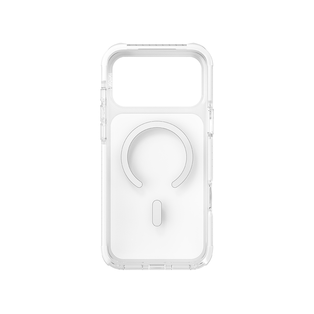 Njoyny Combat 3 Katmanlı iPhone 18 Pro Max MagSafe Kılıf - Beyaz 6944629213691