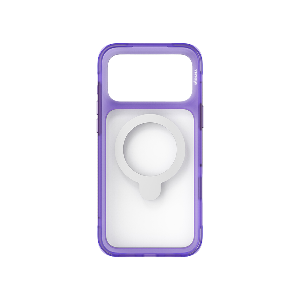 Njoyny Air Pro 2 Stand iPhone 18 Pro MagSafe Standlı Kılıf - Mor 6944629213950