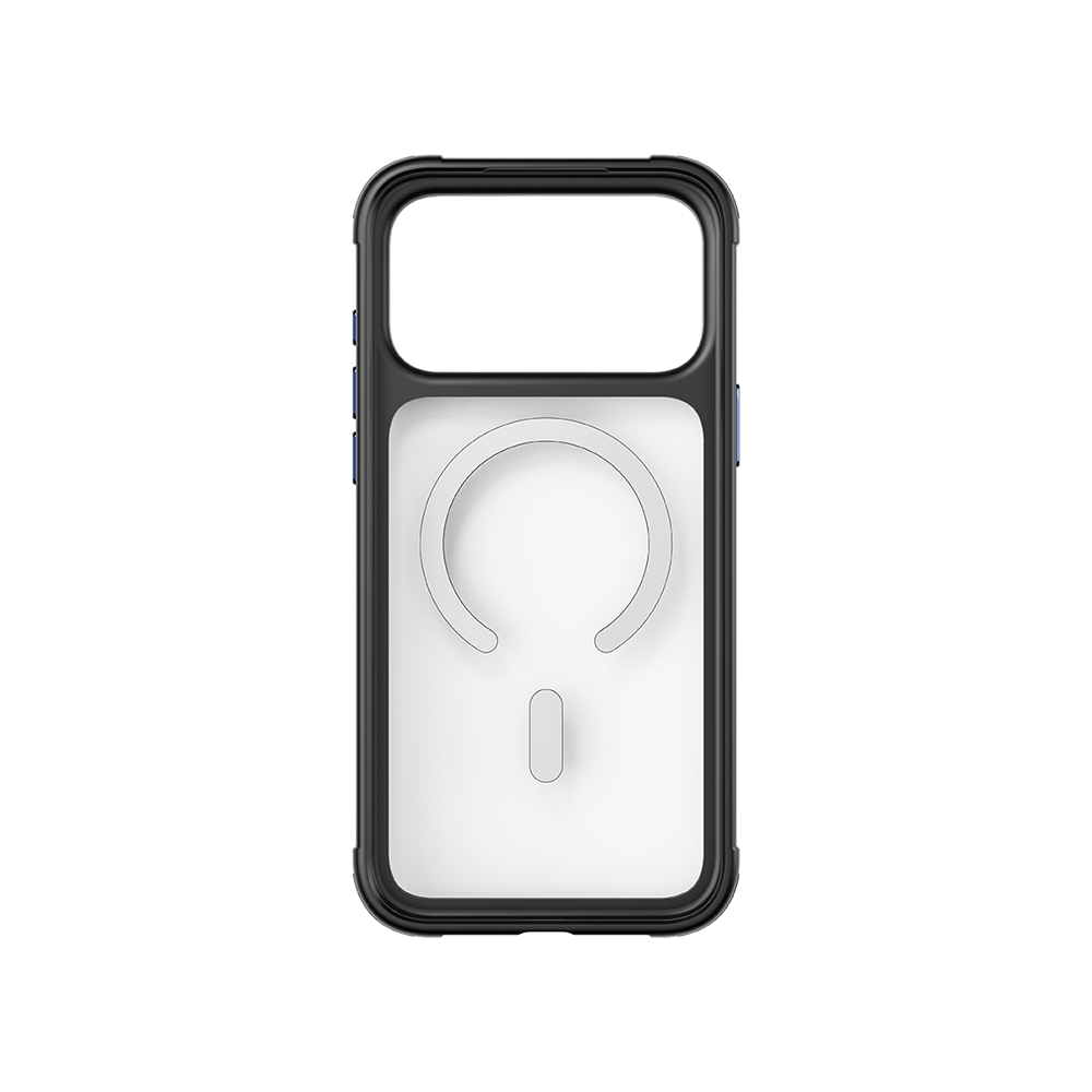 Njoyny Steel Armor iPhone 18 Pro Max MagSafe Kılıf - Siyah 6944629214216
