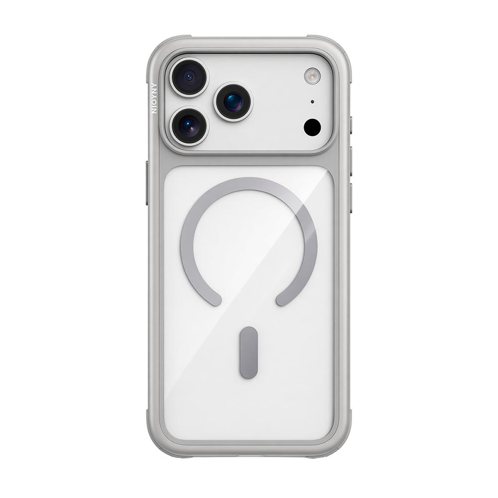 Njoyny Steel Armor iPhone 18 Pro Max MagSafe Kılıf - Beyaz 6944629214230