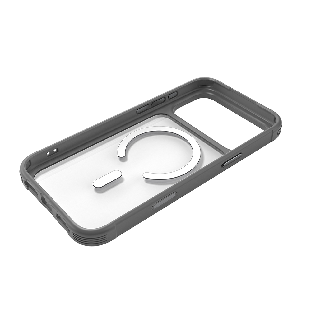 Njoyny Steel Armor iPhone 18 Pro Max MagSafe Kılıf - Beyaz 6944629214230