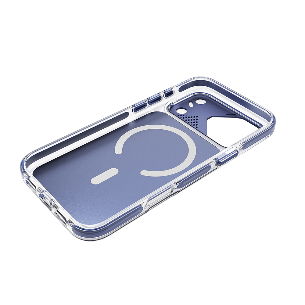 Njoyny Native Armor iPhone 18 Pro MagSafe Kılıf - Mavi 6944629214315