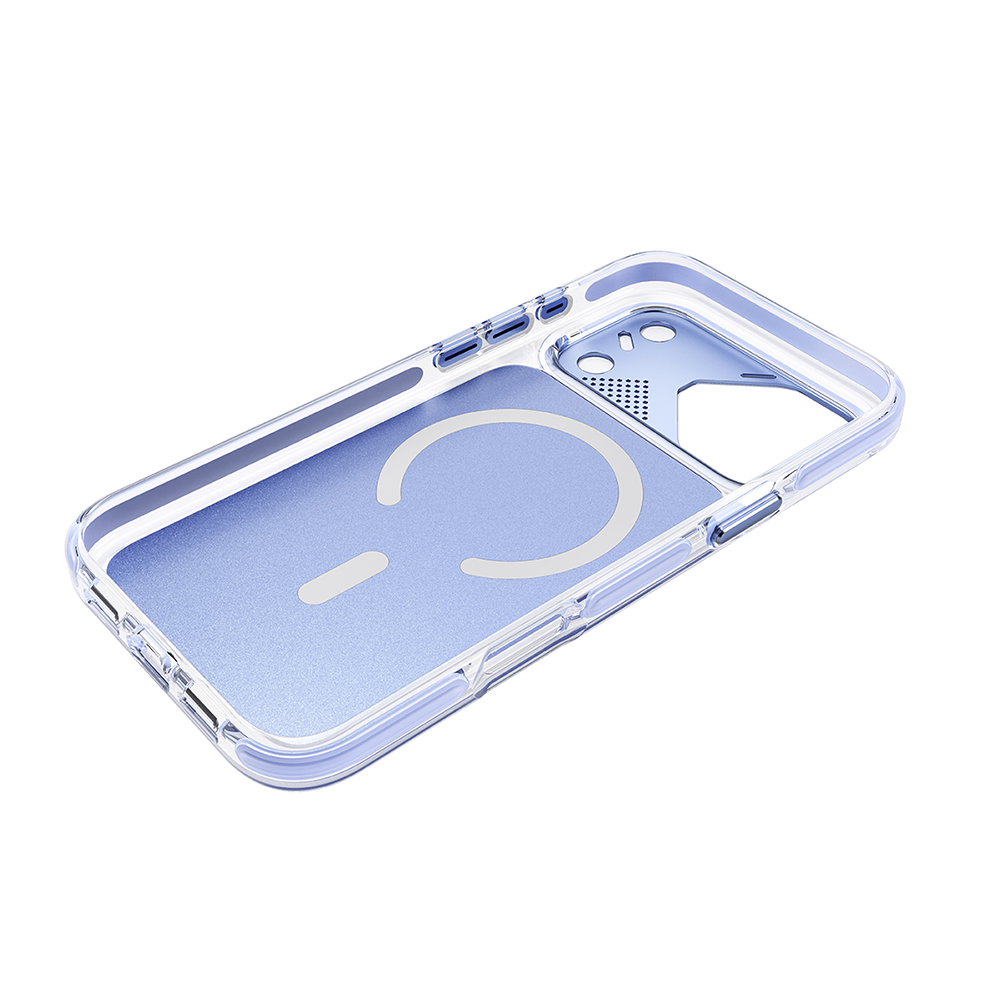 Njoyny Native Armor iPhone 18 Pro MagSafe Kılıf - Buzul Mavi 6944629214353