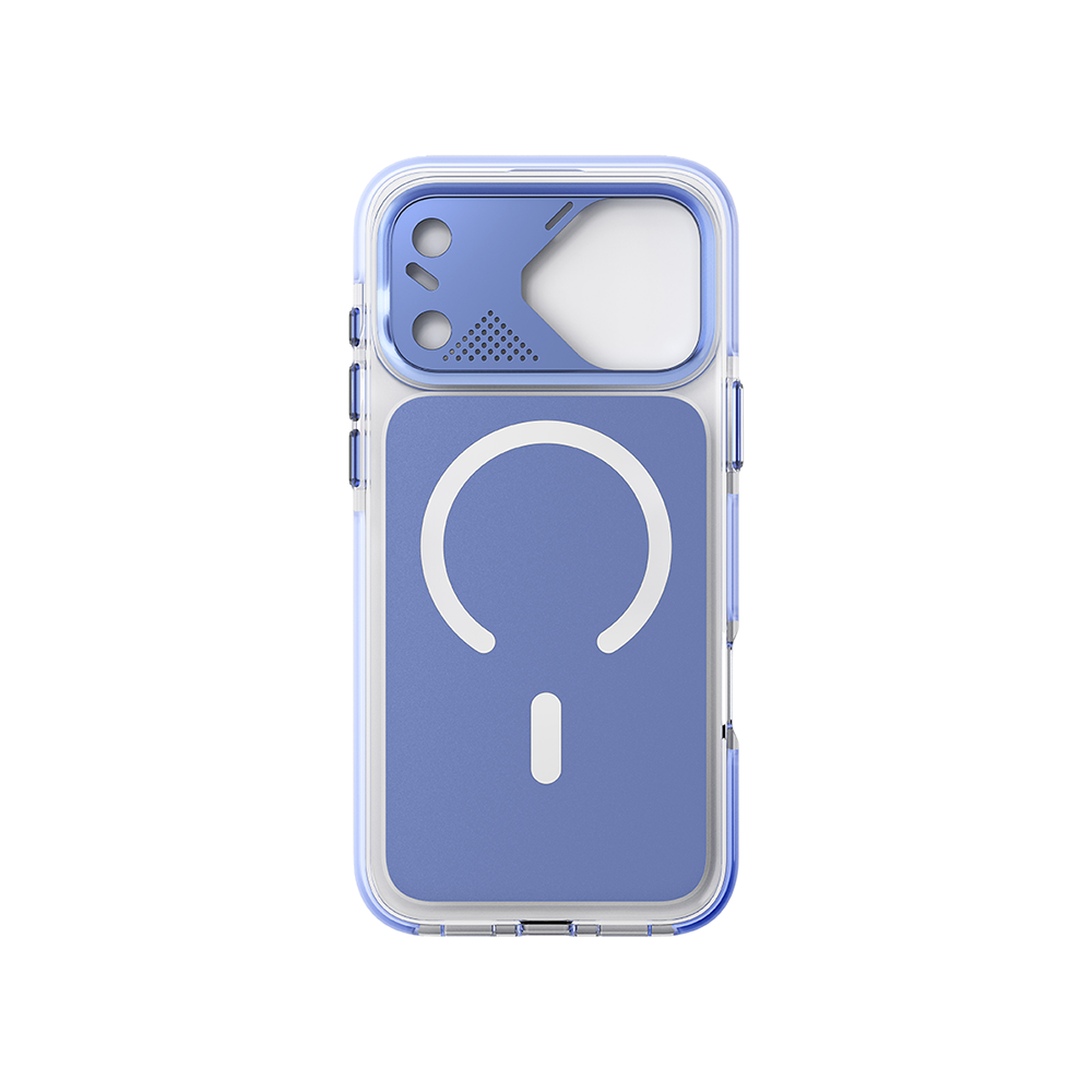 Njoyny Native Armor iPhone 18 Pro Max MagSafe Kılıf - Buzul Mavi 6944629214377