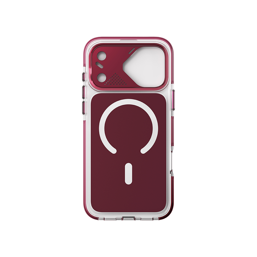  Njoyny Native Armor iPhone 18 Pro Max MagSafe Kılıf - Bordo 6944629214452