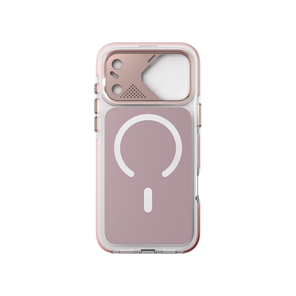 Njoyny Native Armor iPhone 18 Pro Max MagSafe Kılıf - Pembe 6944629214551