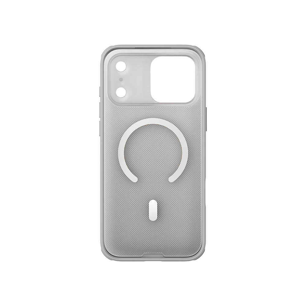  Njoyny Frosted iPhone 18 Pro Max MagSafe Kılıf - Beyaz 6944629214797