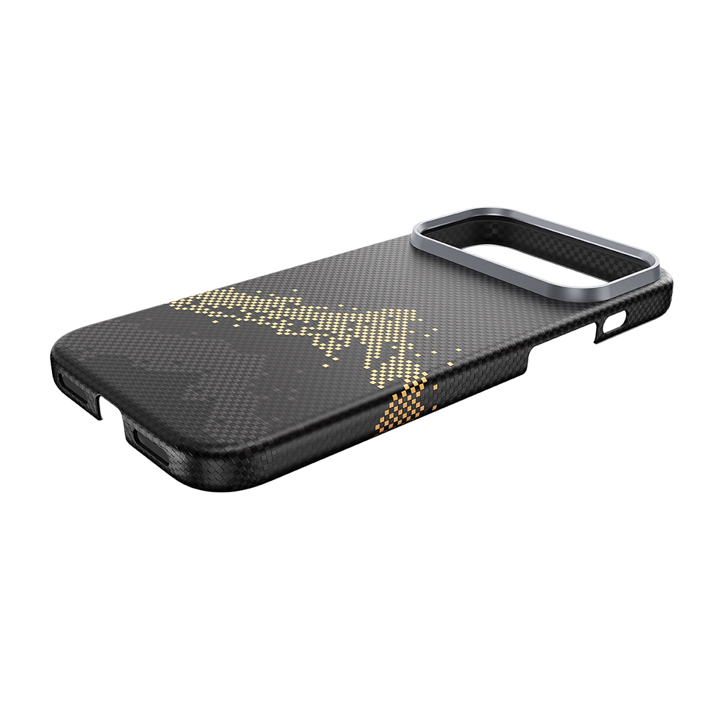 Njoyny AI Kevlar Alpine iPhone 18 Pro MagSafe Kılıf - Siyah 6944629214933