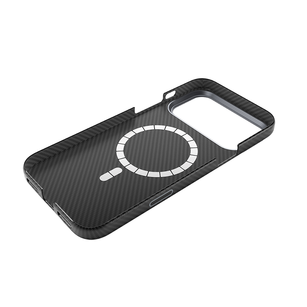  Njoyny AI Kevlar Carbon iPhone 18 Pro MagSafe Kılıf - Siyah 6944629214971