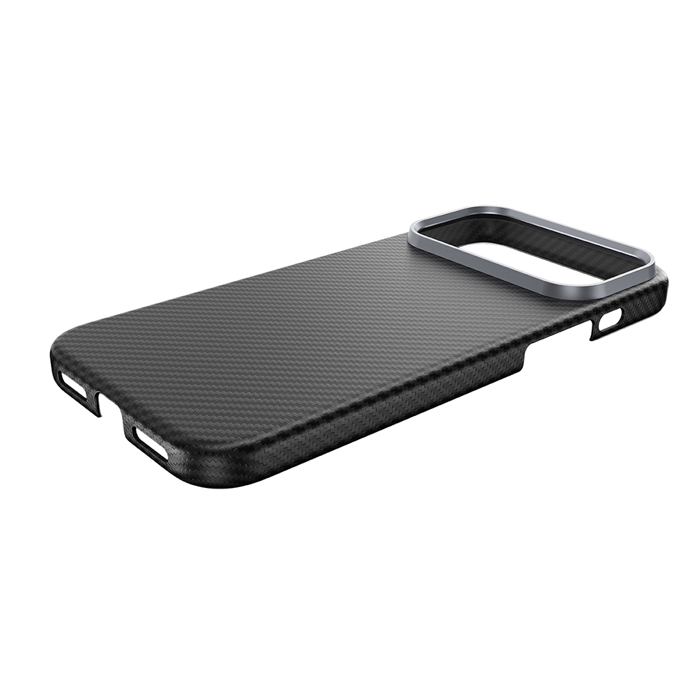 Njoyny AI Kevlar Carbon iPhone 18 Pro Max MagSafe Kılıf - Siyah 6944629214995