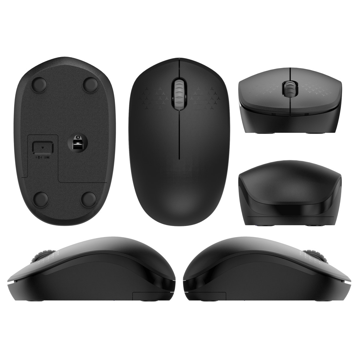 FD i210 Silient Key Wireless Mouse 2.4G - Siyah 6957659003040