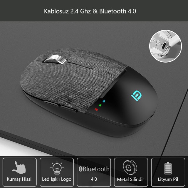 FD 2.4G&BT4.0 Wi-Fi Dual Mode Rechargeable 300 mAh 6957659005273