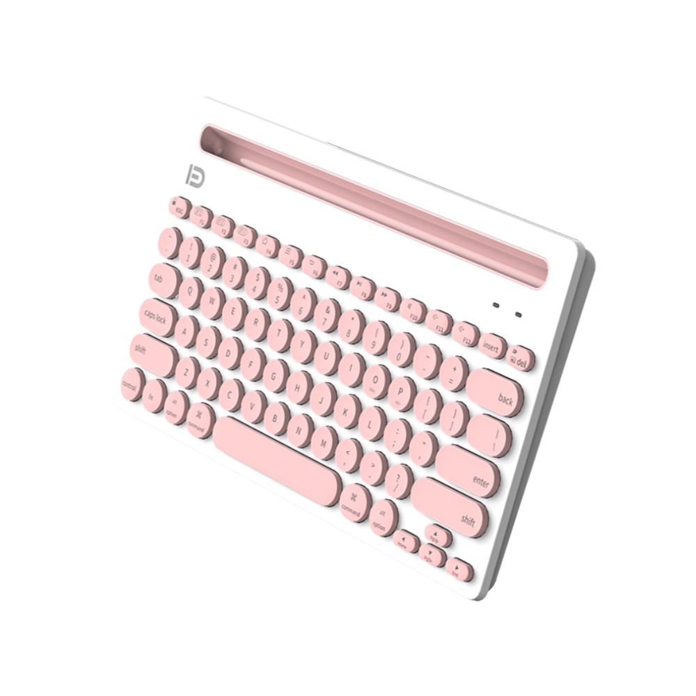 FD Three Bluetooth Klavye - Beyaz Pembe 6957659005433