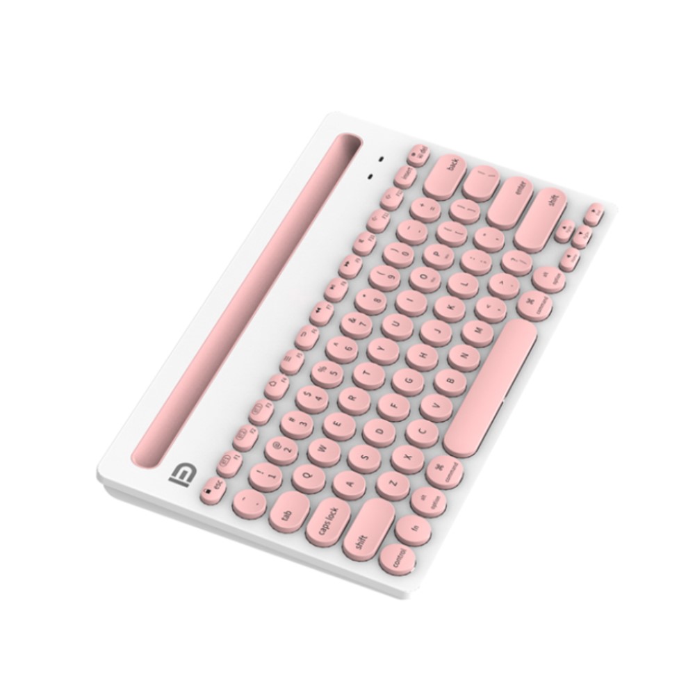 FD Three Bluetooth Klavye - Beyaz Pembe 6957659005433