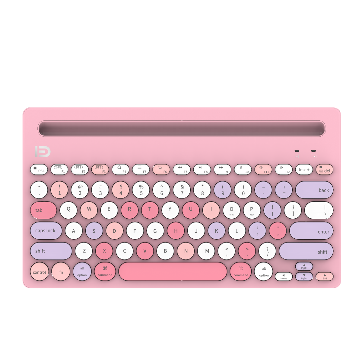 FD Three Bluetooth Klavye - Pembe 6957659006706