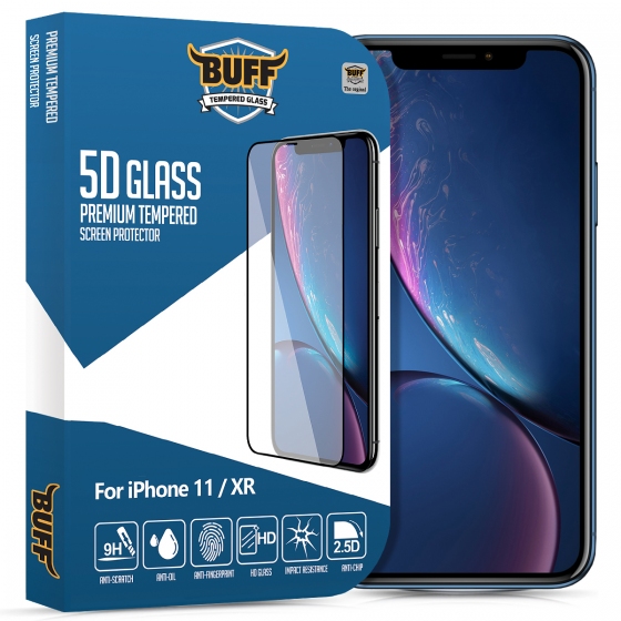 BUFF IPHONE XR 5D GLASS E.KORUYUCU 6959633410516