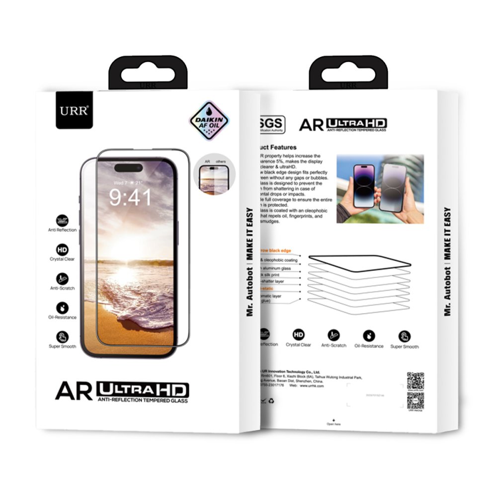 URR iPhone 16 ProMax Anti Refection Ekran Koruyucu 6970087982381