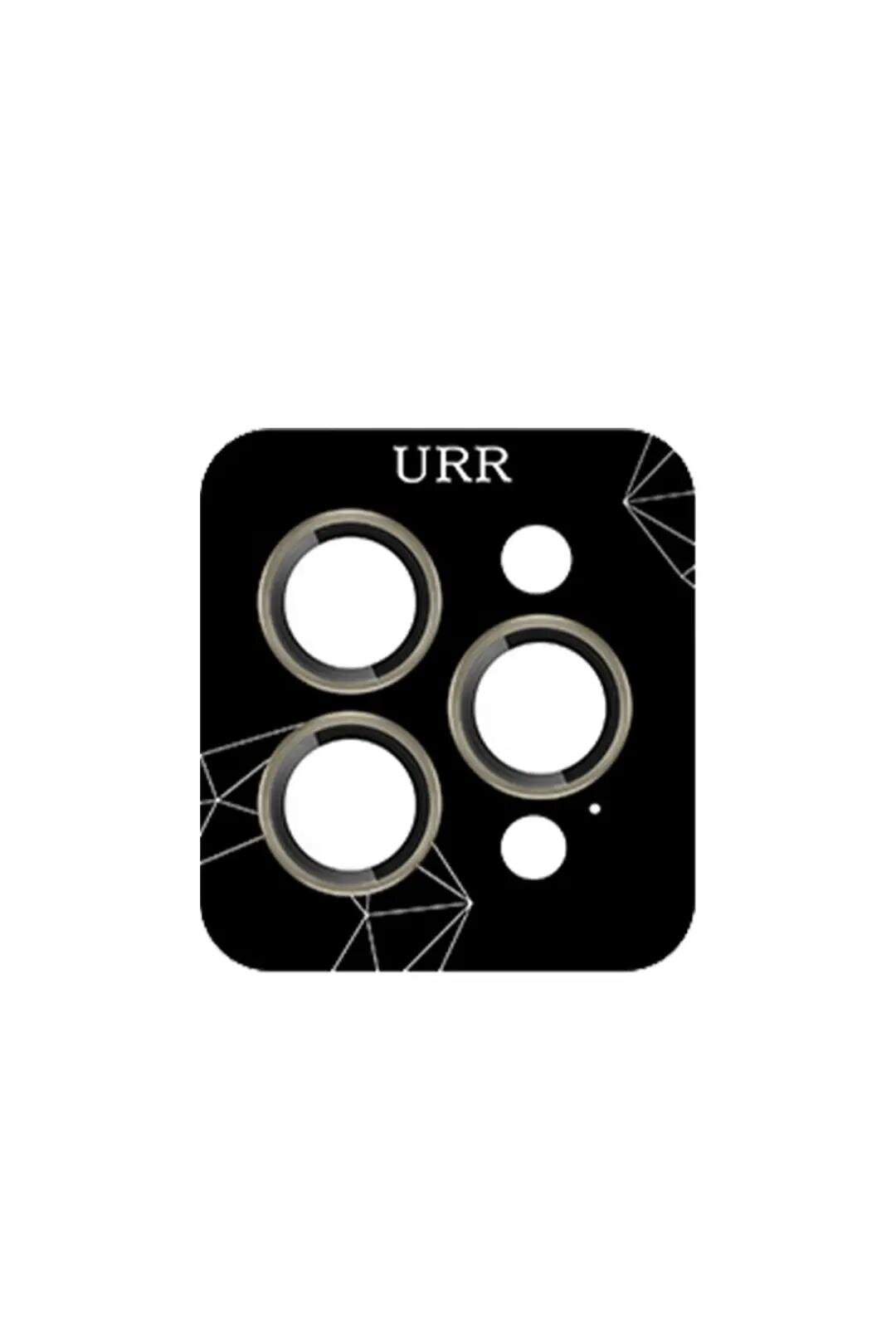 URR iPhone 16 Pro/Max Titanium Lens Koruyucu-Gri 6970087982770