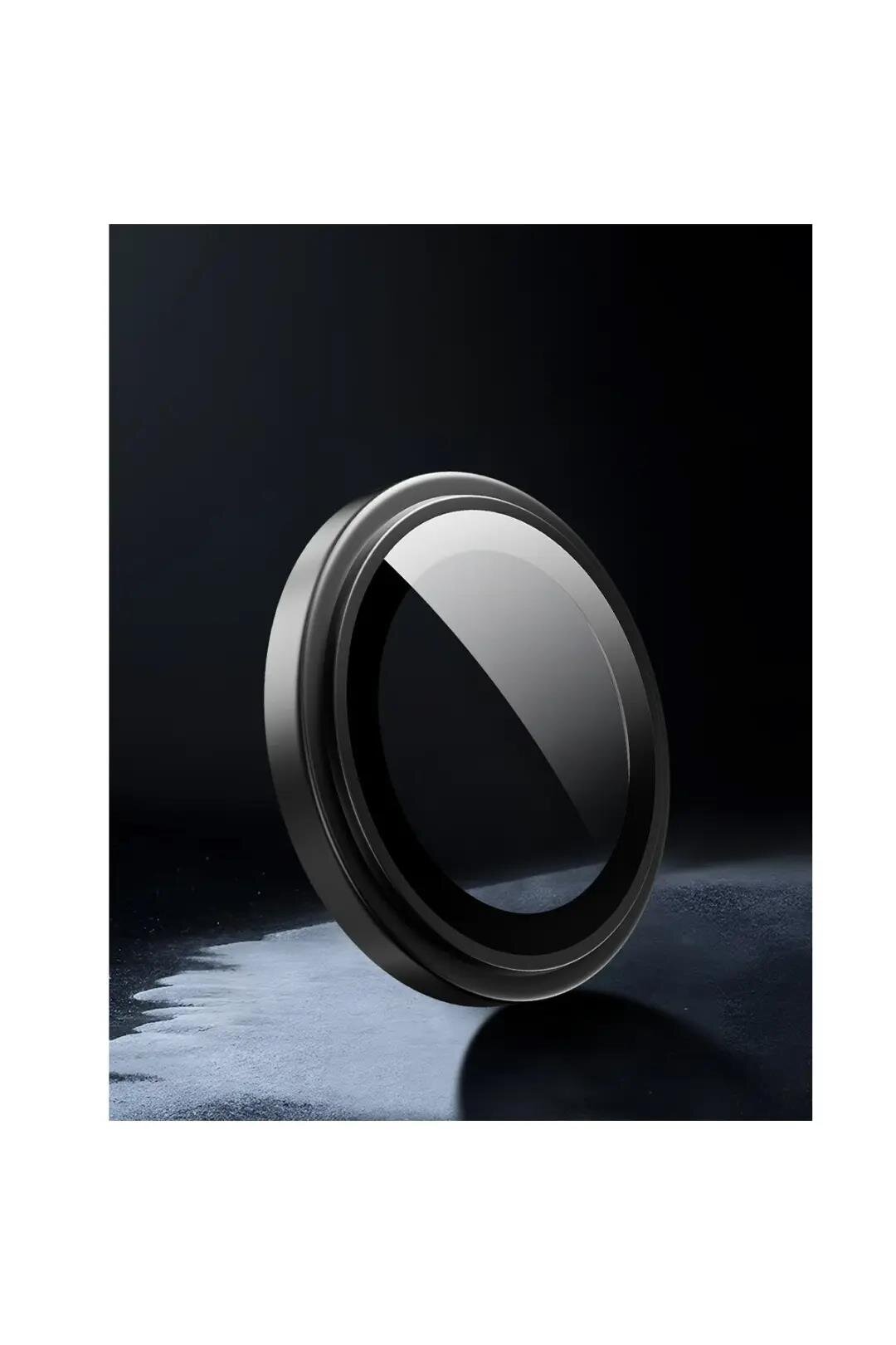 URR iPhone 16 Pro/Max Titanium Lens Koruyucu-Gri 6970087982770