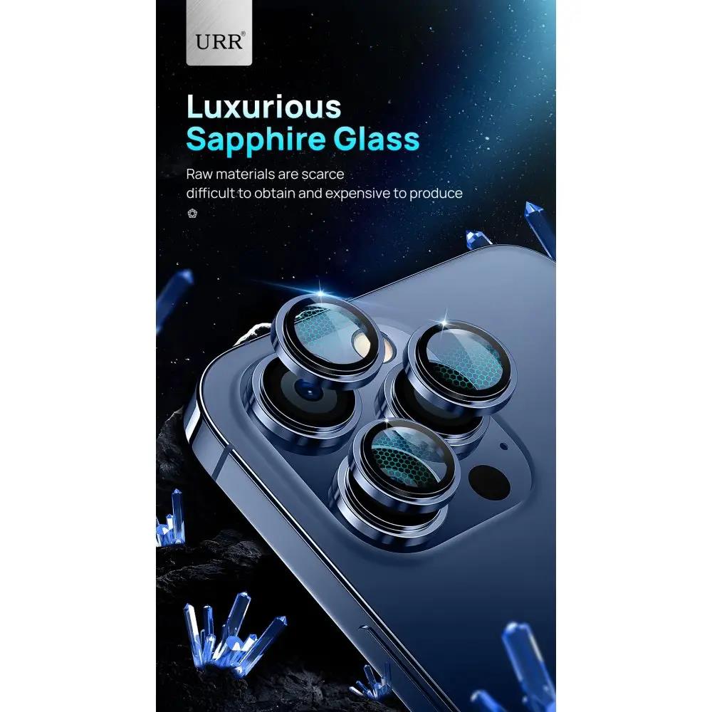 URR iPhone 16 Pro Max Sapphire Lens Koruyucu - Gri 6970087983197