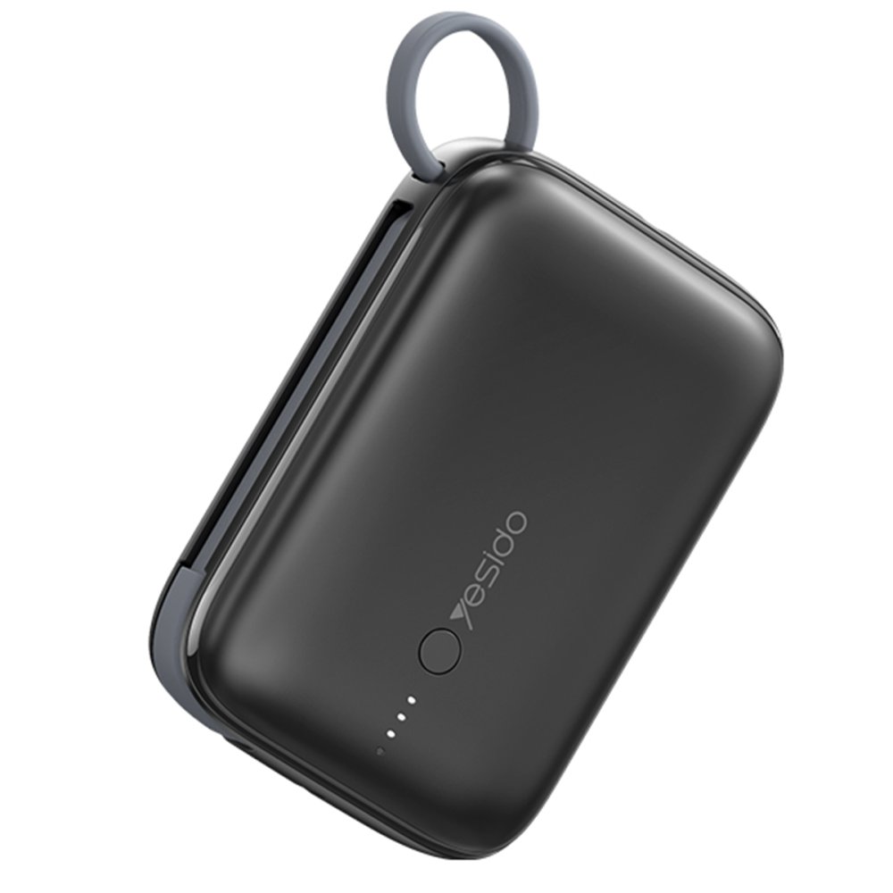 Yesido 10.000 mAh USB3.0 PD Hızlı Şarj Powerbank - Siyah 6971050264411