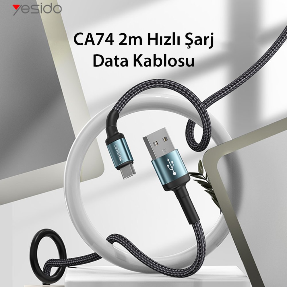 Yesido USB-C to Lightning Hızlı Şarj Kablosu 1.2 M 6971050265197