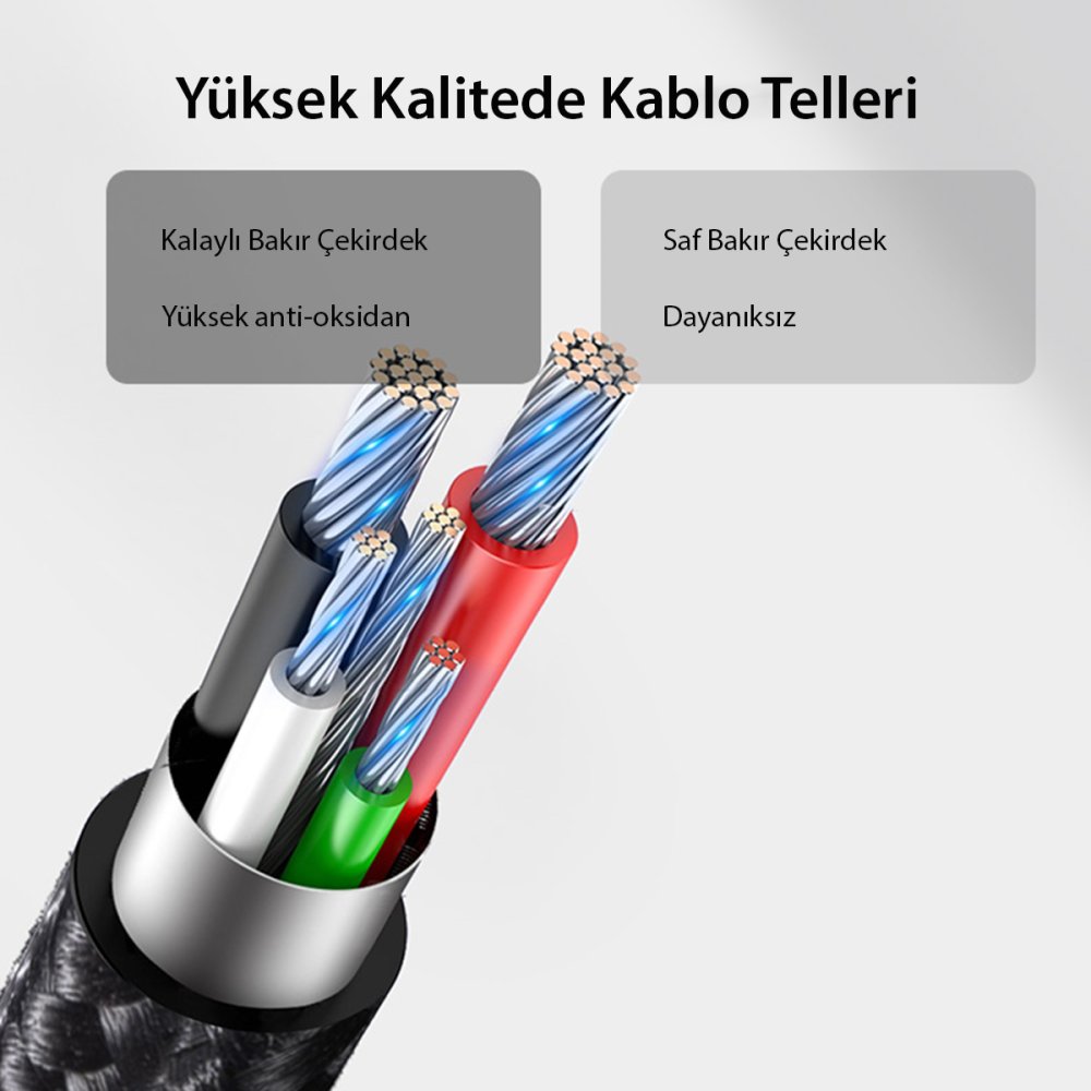 Yesido USB-C to Lightning Hızlı Şarj Kablosu 1.2 M 6971050265197