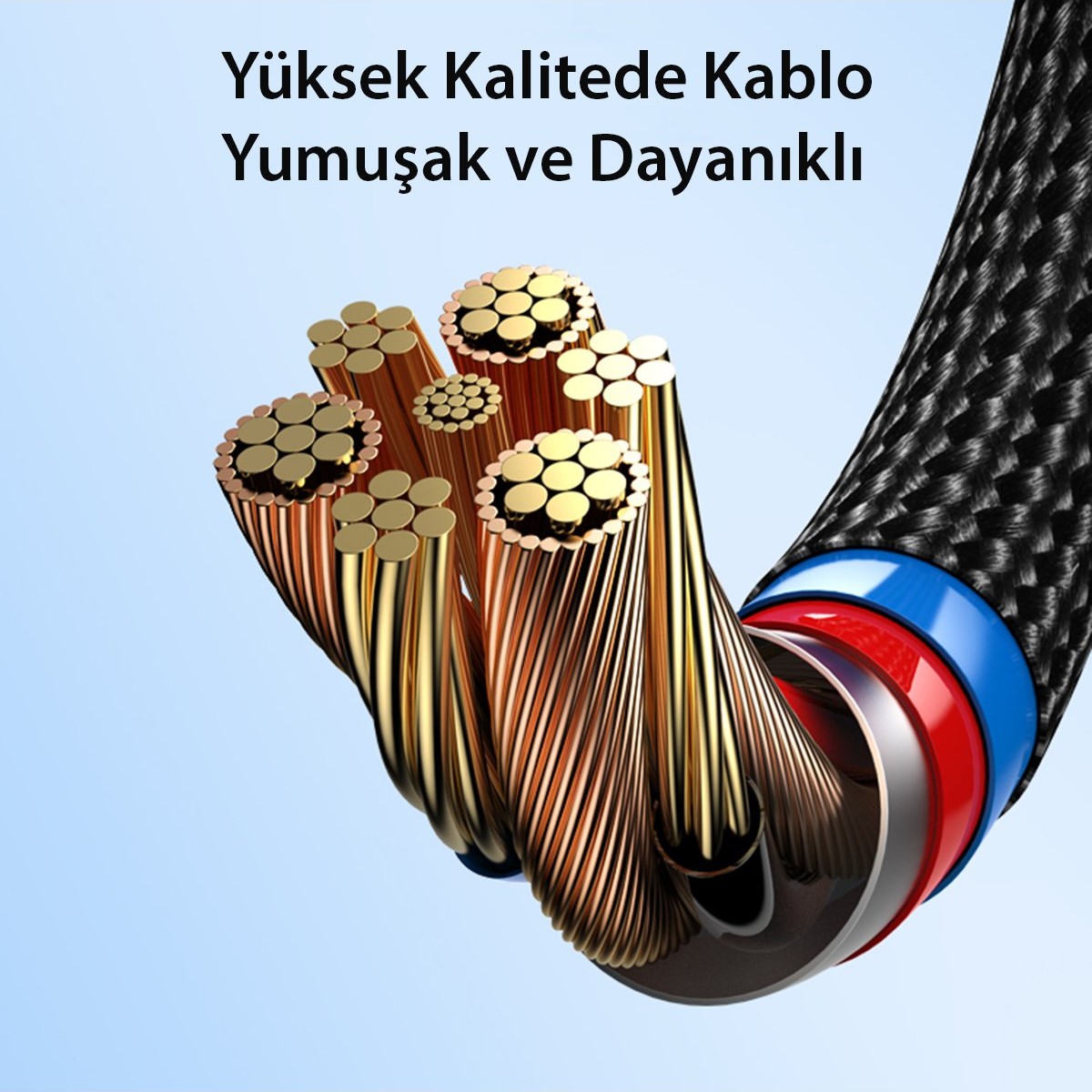 Yesido 3M 27W Type-C to Lightning Hızlı Şarj Kablo 6971050268839