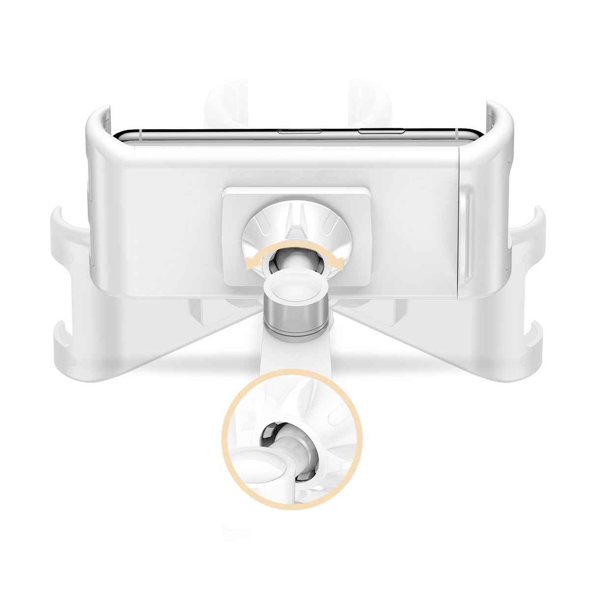 Rock Ayarlanabilir iPhone ve iPad Standı - Gümüş 6971680474679