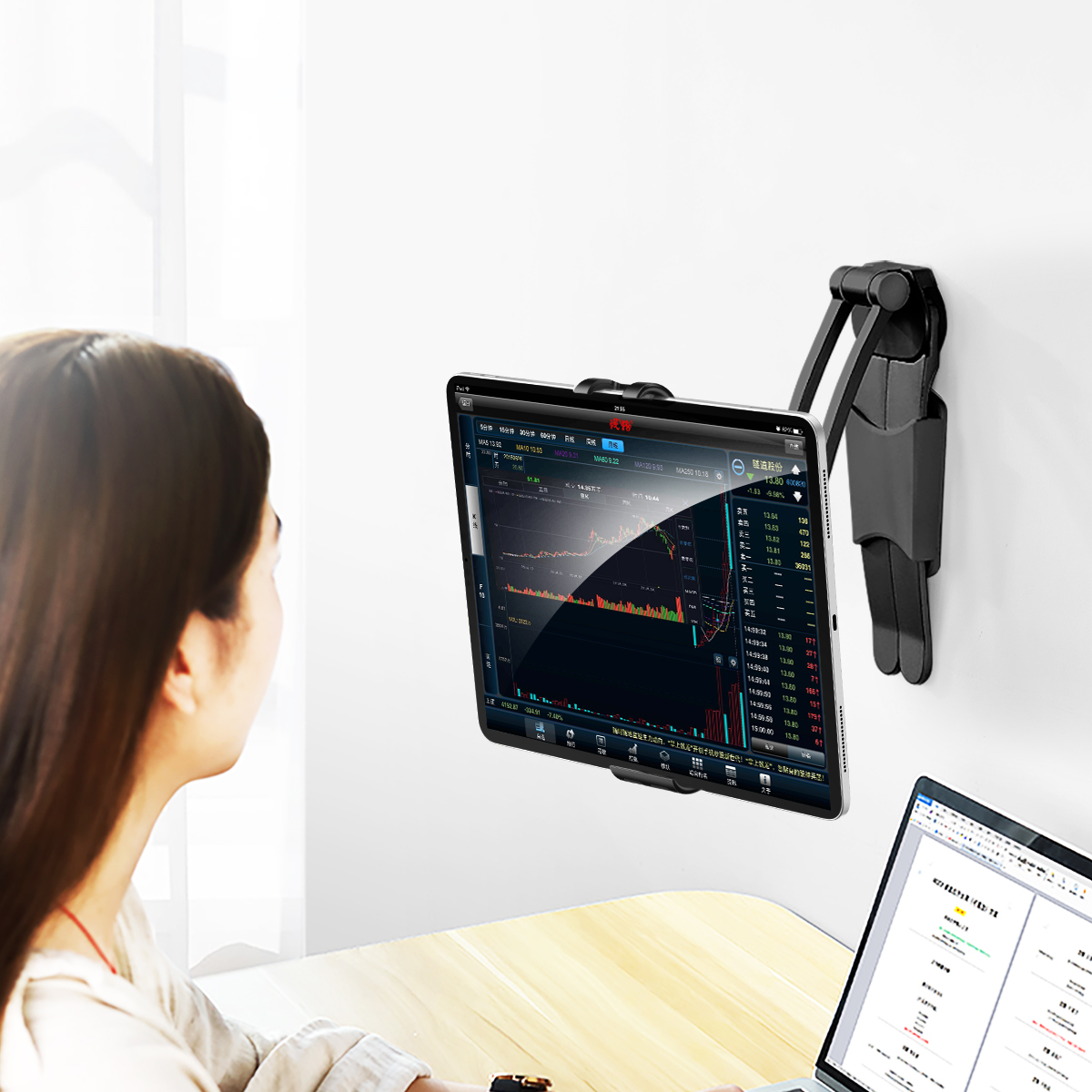 Rock Ayarlanabilir iPhone ve iPad Standı - Gümüş 6971680474679