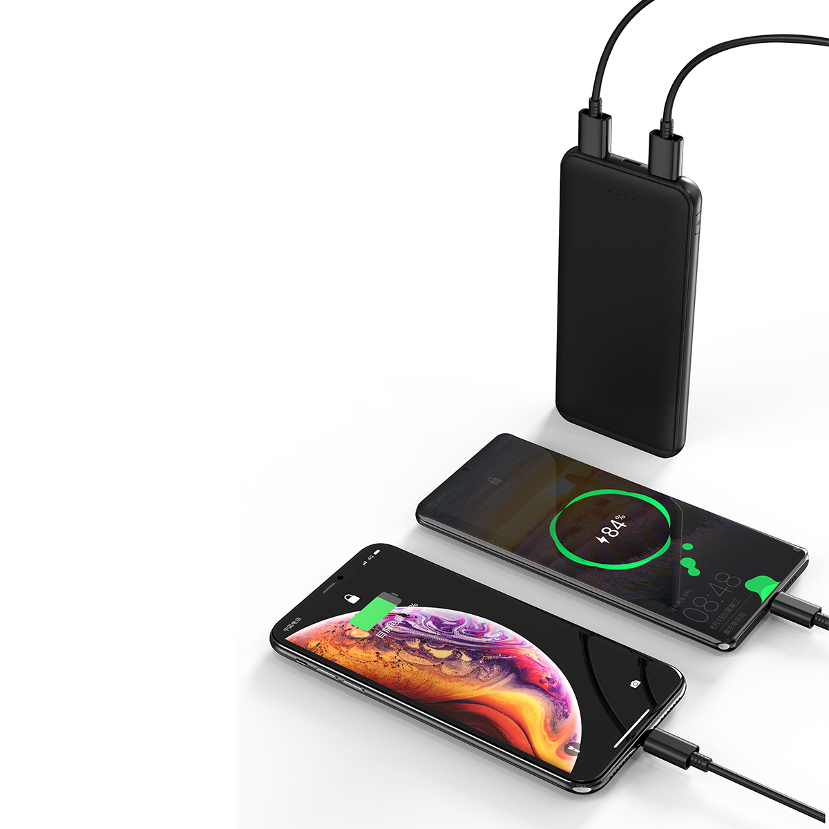 Rock Space Pro 10.000 mah. PowerBank -  Siyah 6972283947225