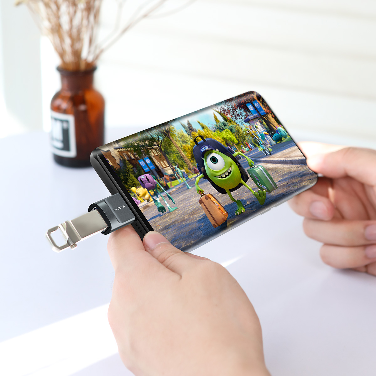 Rock Type-C USB Çevirici - Uzay Grisi 6972283947928