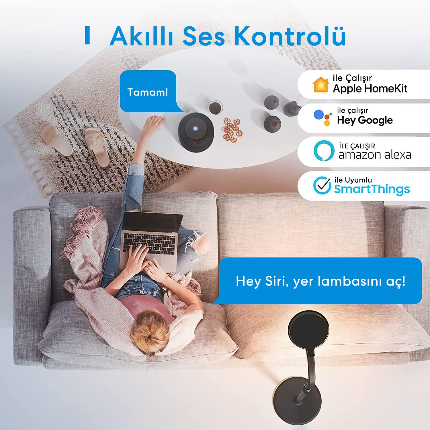 MEROSS AKILLI KÖŞE VE MASA LAMBASI 6973696562234