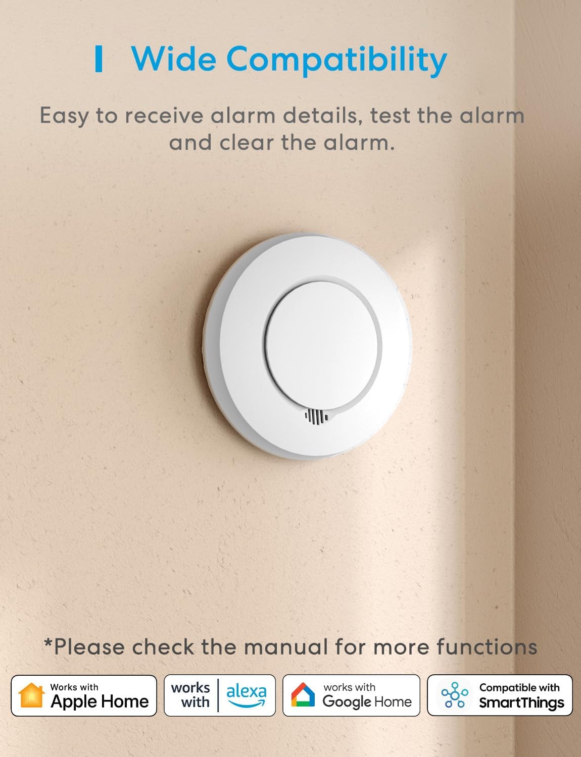 Meross Akıllı Duman Sensörü 6973696564627