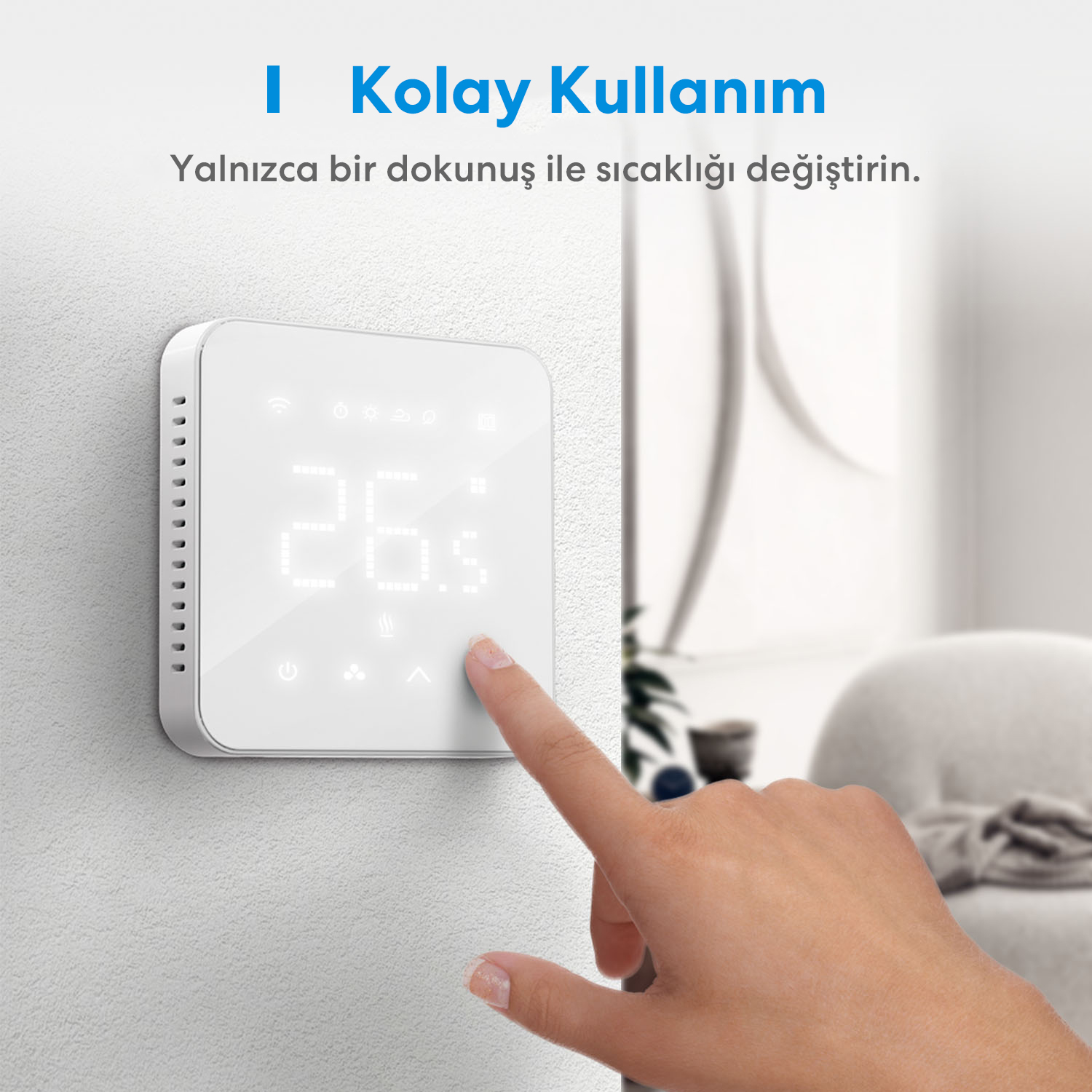 Meross Akıllı Termostat Kombi 6973696565099
