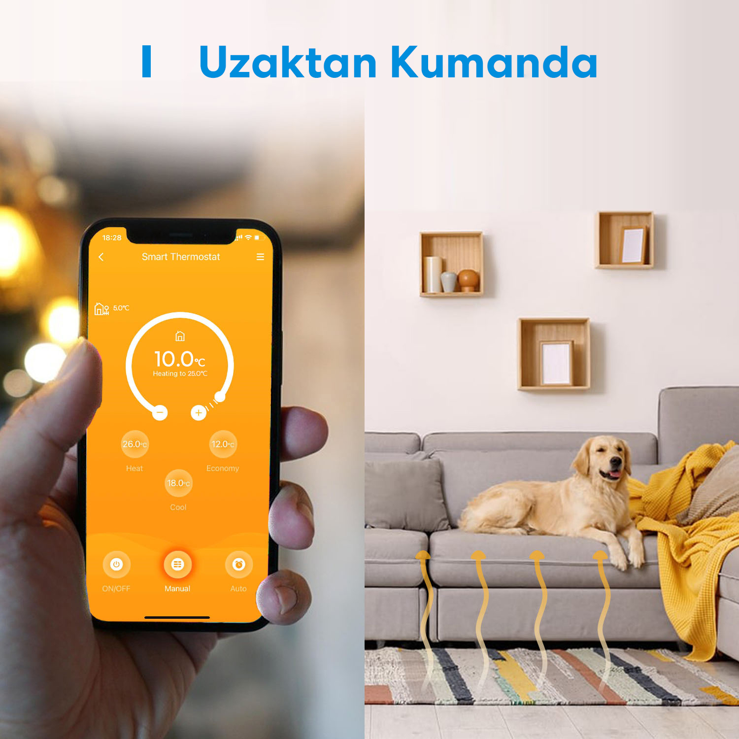 Meross Akıllı Termostat Kombi 6973696565099