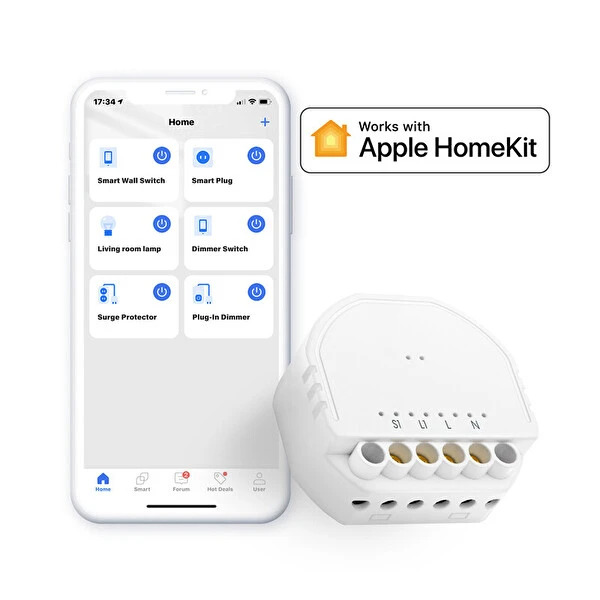 Meross Akıllı Wifi Duvar İçi Anahtar 6973696567888