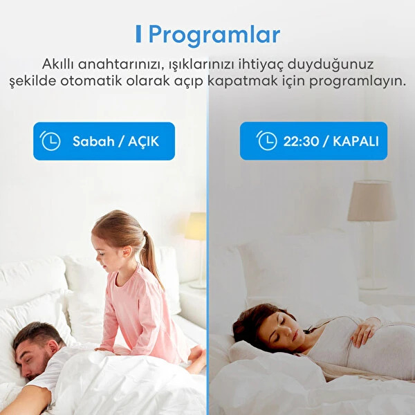 Meross Akıllı Wifi Duvar İçi Anahtar 6973696567888
