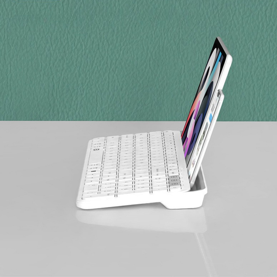 FD 2.4G WiFi/BT 3.0 & BT5.0 Dual Mod Klavye-Beyaz 6973709120574