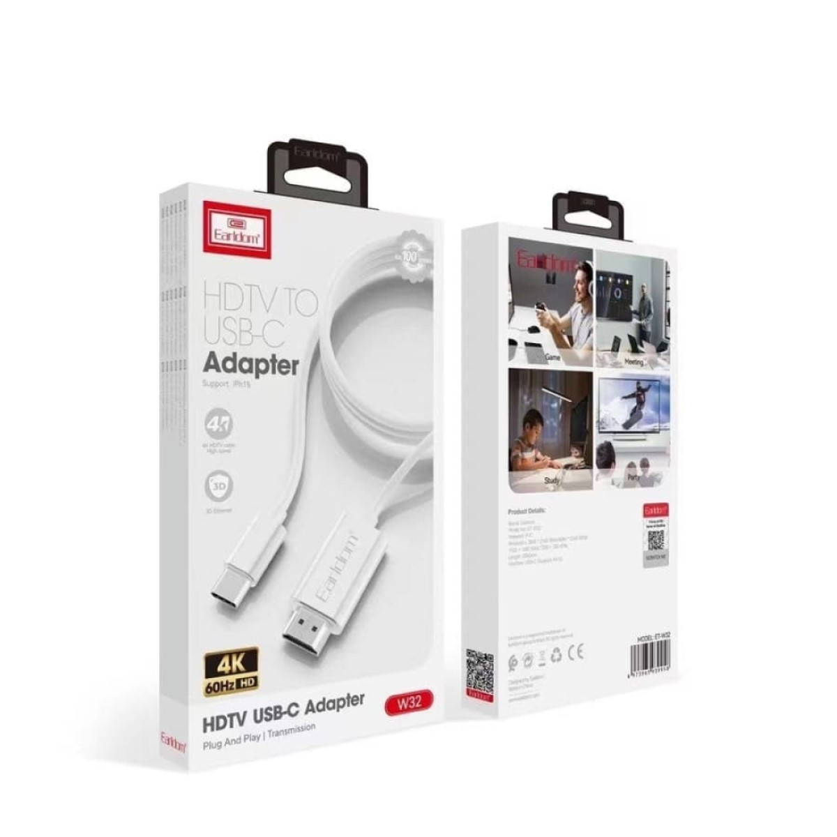 Earldom 4K 2M Tak Çalıştır Type-C to HDMI HUB 6973965939958